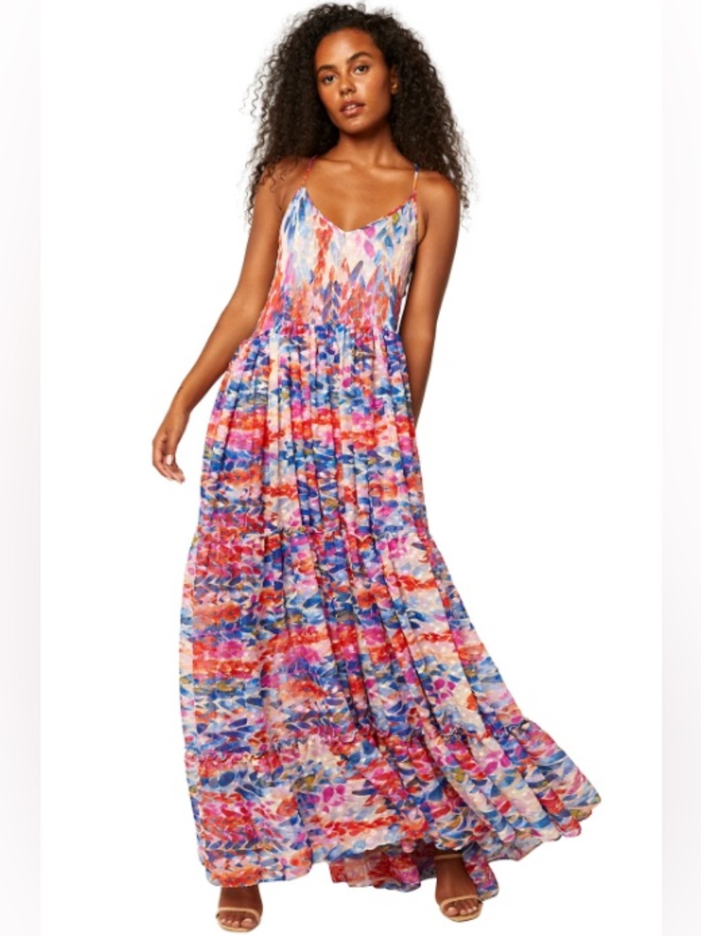 Misa Los Angeles / Kalita Dress in Feathers Of Corfu / XS